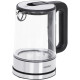 Електрочайник Mesko MS 1301 black 1850-2200Вт/ 1.7л/ скло/ встановлення температури