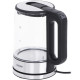 Електрочайник Mesko MS 1301 black 1850-2200Вт/ 1.7л/ скло/ встановлення температури