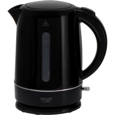 Електрочайник Adler AD 1385 black 2200Вт/ 1.7л/ пластик/ автовимкнення/ чорний