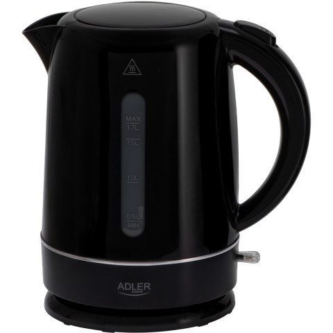 Електрочайник Adler AD 1385 black 2200Вт/ 1.7л/ пластик/ автовимкнення/ чорний