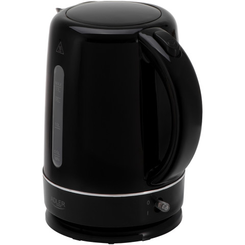 Електрочайник Adler AD 1385 black 2200Вт/ 1.7л/ пластик/ автовимкнення/ чорний