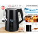 Електрочайник Adler AD 1345 black 1850-2200Вт/ 1.7л/ STRIX/ встановлення температури/