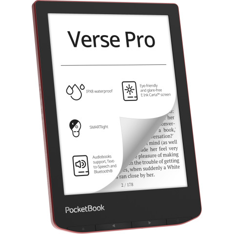 Електронна книжка PocketBook Verse Pro (PB634) Passion Red