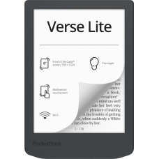 Електронна книжка PocketBook Verse Lite (PB619), Midnight Grey