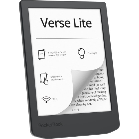 Електронна книжка PocketBook Verse Lite (PB619), Midnight Grey