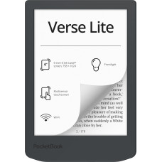 Електронна книжка PocketBook Verse Lite (PB619), Midnight Grey