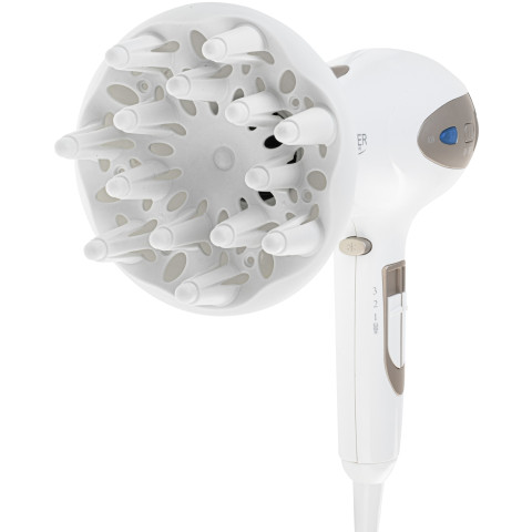 Фен Adler AD 2248 white champagne 2200Вт/ 2 швидкості/ хол.обдув/ темп.режимів-3/ іонізація/ дифузор