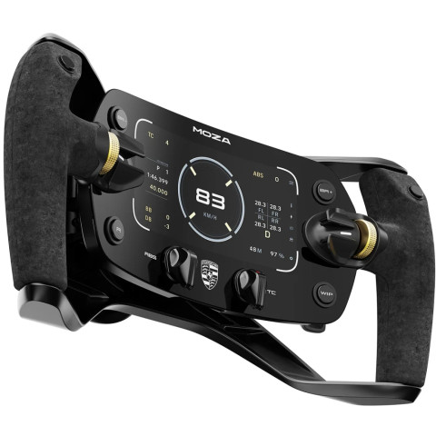 Кермо MOZA Racing Porsche Mission R, 32см, 12кн., дисплей 5,4" OLED RGB