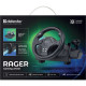 Ігрове кермо Defender Rager PC/PS/Xbox/Switch, чорне