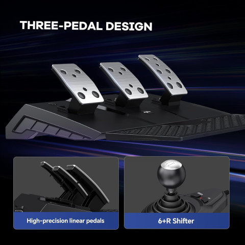 Кермо і педалі, коробка передач PXN V9 GEN2 Bundle for PS4/XBOX/Xbox Series X|S/PC