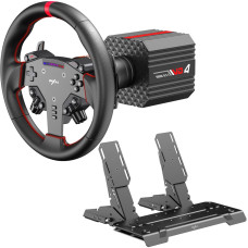 Кермо і педалі PXN VD4 Bundle for PC, 12кн., подв. педалі, кермо WAS 280мм