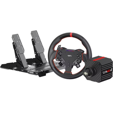 Кермо і педалі PXN VD4 Bundle for PC, 12кн., подв. педалі, кермо WAS 280мм