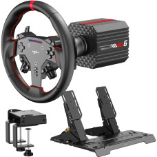 Кермо і педалі PXN VD6 Bundle for PC, 19кн., подв. педалі,кермо WAS 280мм