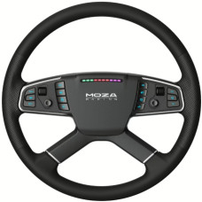 Кермо MOZA Racing TSW Truck, 40cм.,14 кн. RGB, чорне