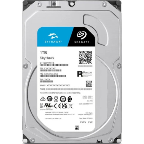 HDD 1000Gb, 5400, Seagate SkyHawk Guardian, 256M, SATA III (ST1000VX013)
