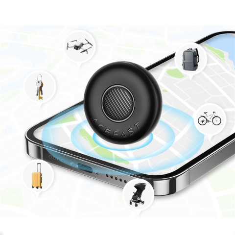 Трекер AceFast S1 button type positioning device single w silicone case