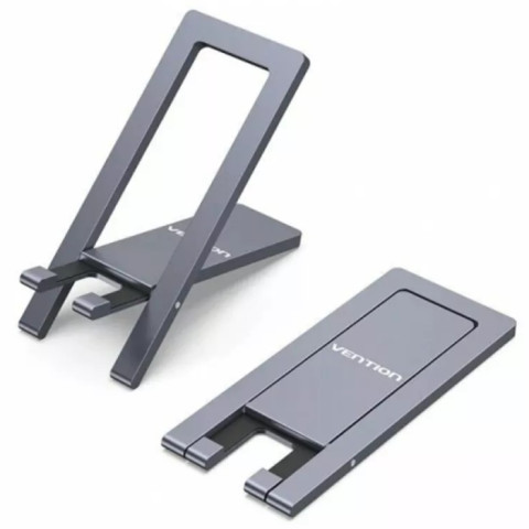 Підставка-трансформер Portable Cell Phone Stand Holder for Desk aluminum alloy Grey Vention