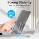 Підставка-трансформер Portable Cell Phone Stand Holder for Desk aluminum alloy Grey Vention