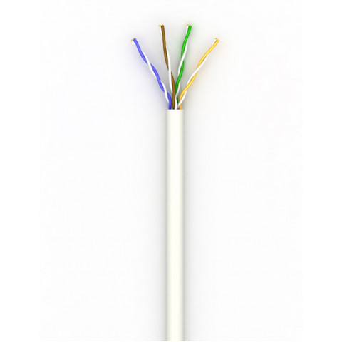 Кабель UTP Cat-5e Ok-NET, КПВ-ВП (350) 4х2х0,51 (бухта 305м)