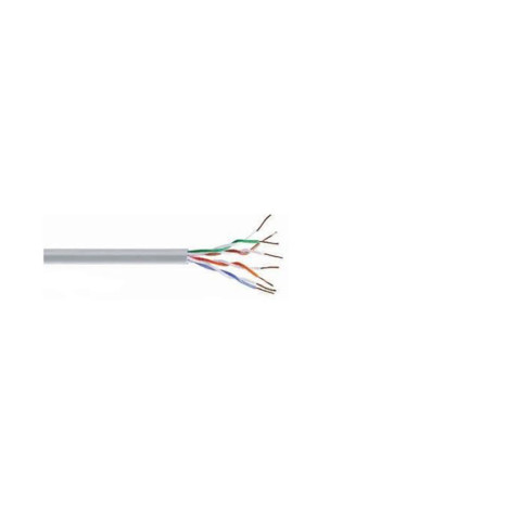 Кабель UTP Cat-5e Fibrain PVC (пометрово), сірий