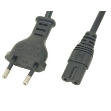 Кабель живлення 220В 1.5 м, 0,5мм2 IEC-C7 (для аудіо-відео техніки)