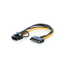 Кабель живлення для відеокарти 6/8-pin to SATA M, 0.2м