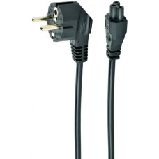 Кабель живлення 220В 0.5м, 3*0.75мм, CEE7/7-C5 Schuko Cablexpert VDE