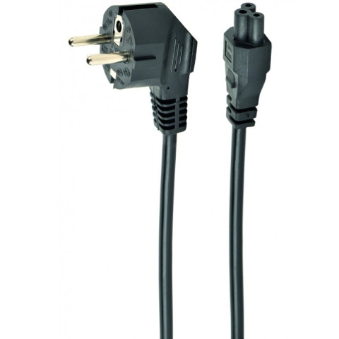 Кабель живлення 220В 0.5м, 3*0.75мм, CEE7/7-C5 Schuko Cablexpert VDE