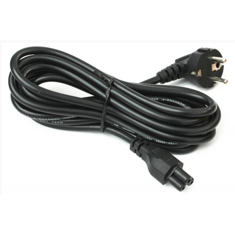 Кабель живлення 220В 1.5 м, 0,75мм2 С13-IEC C5 (для ноутбука)