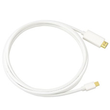 Кабель Mini DisplayPort - HDMI M/M 1.8м білий