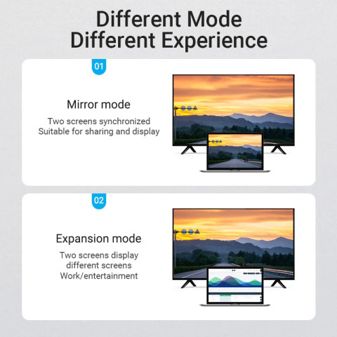 Кабель HDMI M - M, 1.0м, V2.0, 4K 60Гц, кут 270°, PVC, чорний Vention