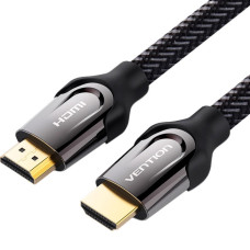 Кабель HDMI M - M, 3.0 м, V2.0, 4K 60Гц, обплетення, Zinc Alloy Type чорний Vention
