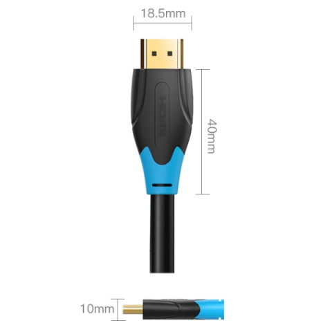 Кабель HDMI M - M, 5.0 м, V1.4, 4K 60Гц, PVC Vention