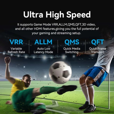 Кабель HDMI M - Mini M 2.0 м, V2.1 8K 60Гц Aluminum Alloy Type, Green Vention