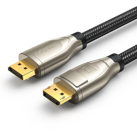 Кабель DisplayPort M - M 3.0 м, V1.4 8K Zinc Alloy Shell DP112 чорний UGREEN