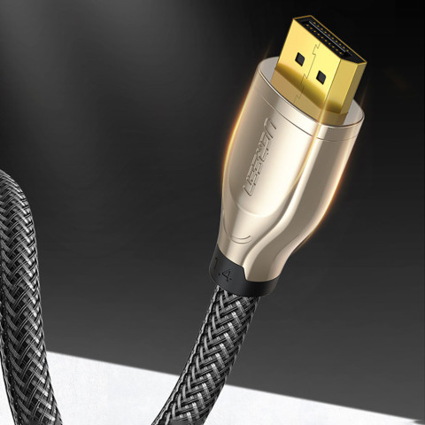 Кабель DisplayPort M - M 3.0 м, V1.4 8K Zinc Alloy Shell DP112 чорний UGREEN