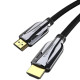 Кабель HDMI M - M, 2.0м, V2.1, 8K 60Гц обплетення, чорний Vention