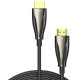 Кабель HDMI M - M, 30.0 м, V2.0, Optical 4K 60Гц 18Gbps Dolby 7.1 PVC Black Zinc Alloy Vention