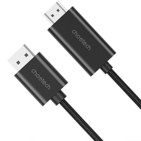 Кабель DisplayPort M - HDMI M 2.0 м, 4K 60hz (4090×2160) Choetech