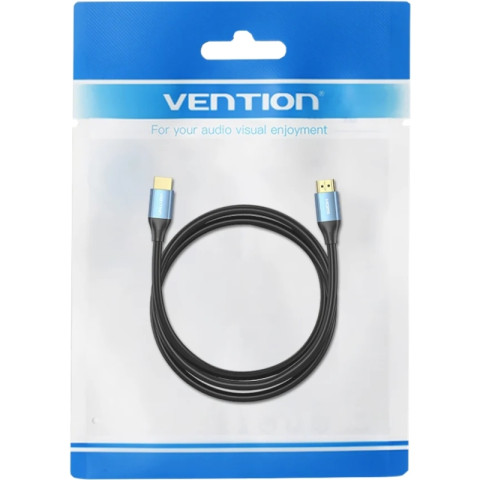 Кабель HDMI M - M, 1.5м, V2.0, 4K 60Гц Aluminum alloy, синій Vention