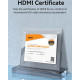 Кабель HDMI M - M, 1.5м, V2.0, 4K 60Гц Aluminum alloy, синій Vention
