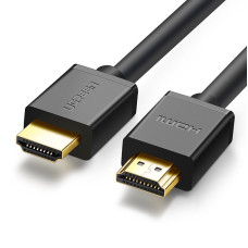 Кабель HDMI M - M, 5.0 м, V2.0 Cafule 4K, HD104 UGREEN Чорний