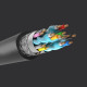 Кабель HDMI M - M, 5.0 м, V2.0 Cafule 4K, HD104 UGREEN Чорний