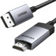 Кабель DisplayPort M - M V1.2 K@60Hz&2K/144Hz &1080P/240Hz 3м UGREEN DP119 чорний