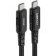 Кабель USB 2.0 Type-C M-M, 2 м, 100W C4-03, zinc alloy, Black, Acefast