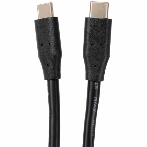 Кабель USB 2.0 Type-C M-M, 1м 60W чорний