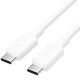 Кабель USB 2.0 Type-C M-M, 1.0 м 60W White Nickel-Plated Vention