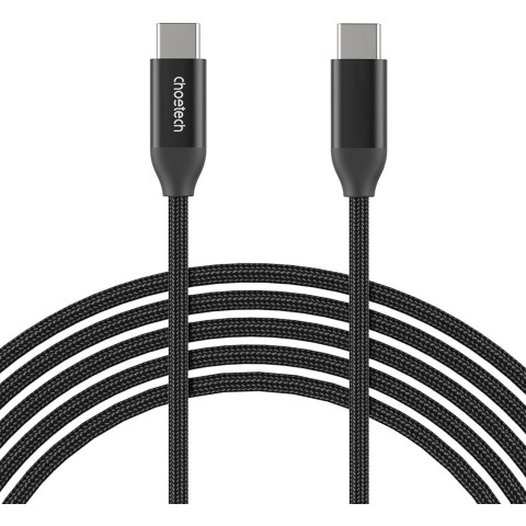 Кабель USB 2.0 Type-C M-M, 2.0 м, 240W Gen2, обплетення Choetech