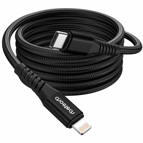 Кабель USB 3.1 Type-C M-Lightning M, 1.0м, чорний, 27W PD, Choetech