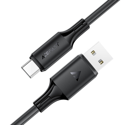 Кабель USB 2.0 AM-Type-C M, 1.2 м, 60W silicone C17-04 Black Acefast